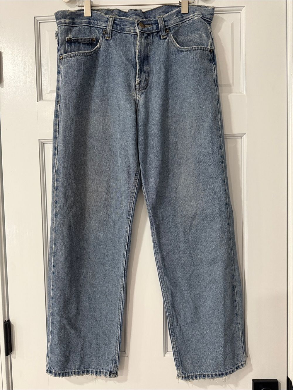 RK Brand Jeans Mens Adult Size 32x30 Blue Denim Straight 100% Cotton